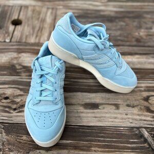 Adidas Rivalry Lux Low Womens Basketball Sneakers Light Blue 7.5
